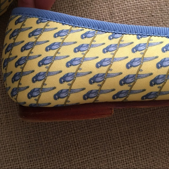 Custom silk print ballet flats. - Picture 4 of 5